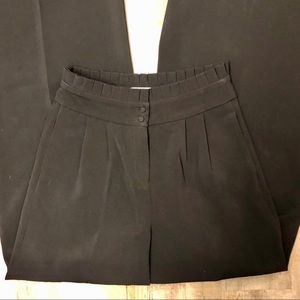 Line & Dot wide leg trousers.